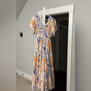 brand new midi/maxi colorful floral dress
